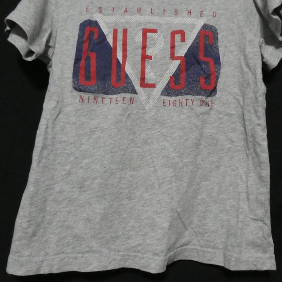 GUESS KIDS medium (5-6) V-neck graphic tee, 100% cotton, GUC - Picture 6 of 10